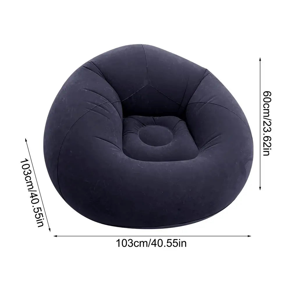 Inflatable Sofa Chair | Portable Folding Air Couch for Outdoor Camping