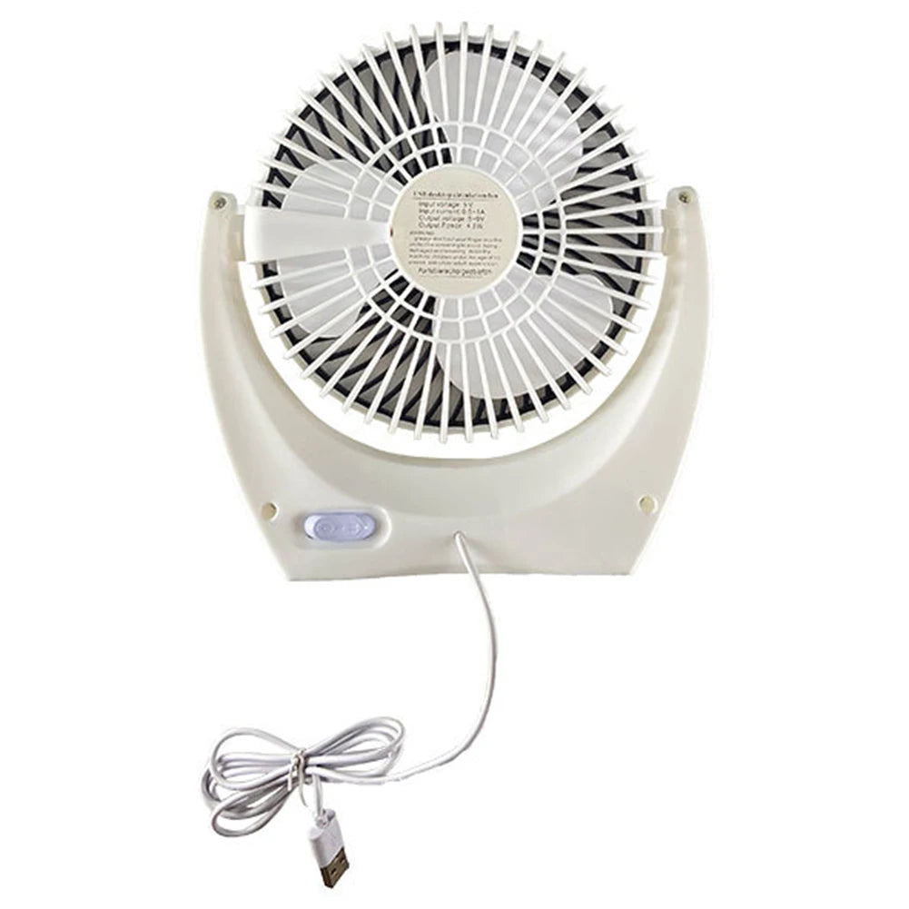 Vibmory Solar Panel Portable Fan – USB & Solar Powered