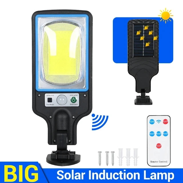 Solar LED Motion Sensor Wall Lamp – Remote & 3 Modes