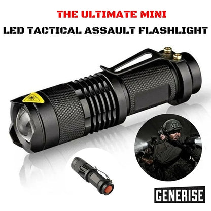 Portable Mini Zoom Flashlight | Adjustable Camping Light