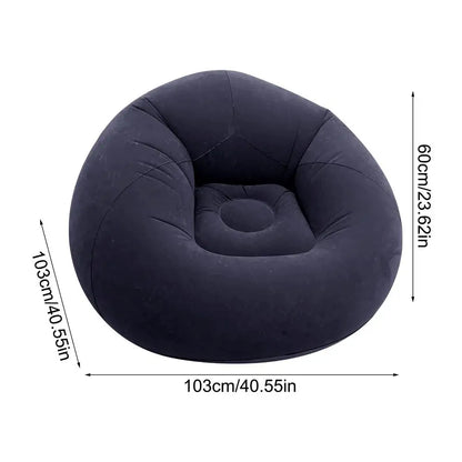 Inflatable Sofa Chair | Portable Folding Air Couch for Outdoor Camping