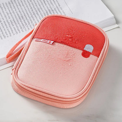Travel Camping Portable First Aid Kit| Mini Medicine Storage Bag