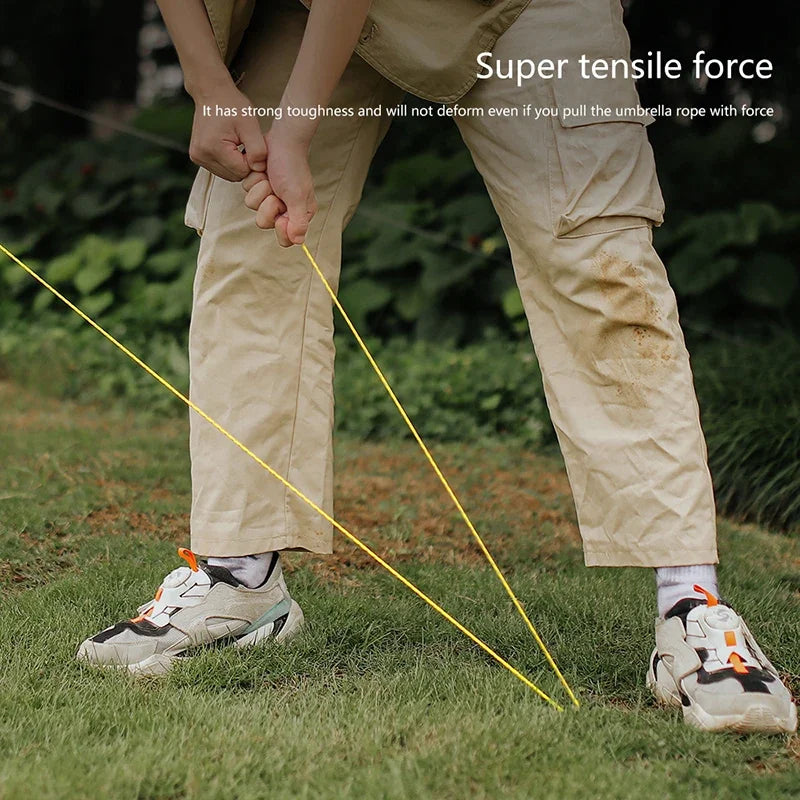 Reflective Tent Ropes with Buckles | Windproof Camping Cords