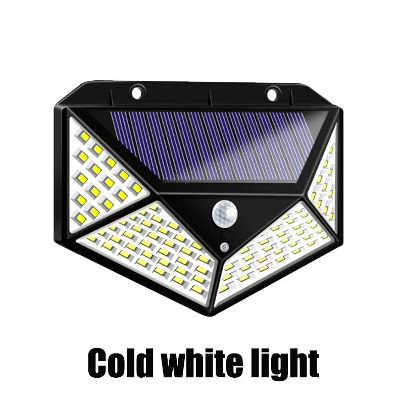 100 LED Solar Lamp – Motion Sensor Waterproof Spotlight