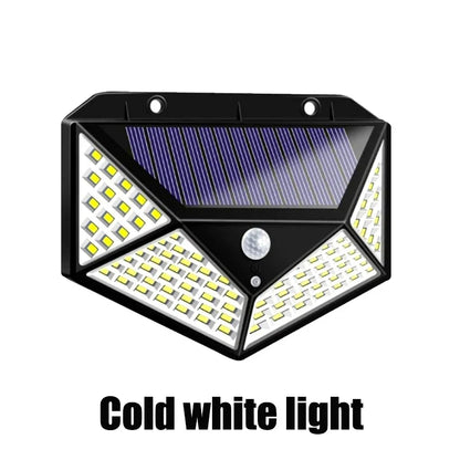 100 LED Solar Lamp – Motion Sensor Waterproof Spotlight