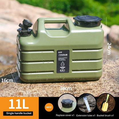 11L Outdoor Water Container – Large Portable Camping Bin with Faucet