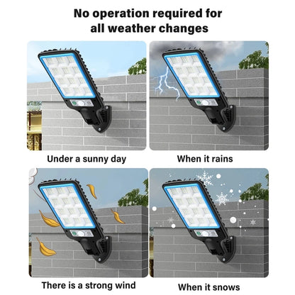 Solar LED Motion Sensor Wall Lamp – Remote & 3 Modes