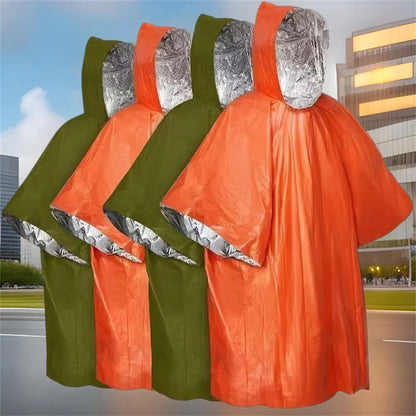 3-in-1 Waterproof Military Raincoat & Camping Poncho | Vibmory
