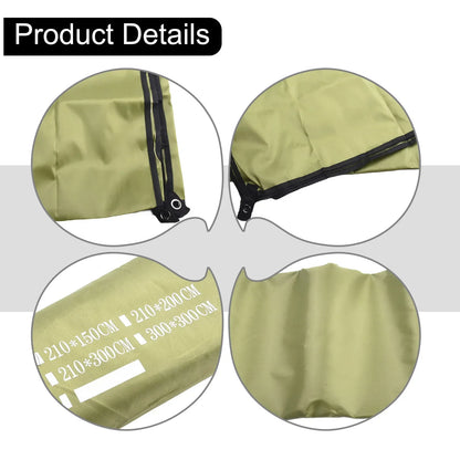 Waterproof Camping Tarp Rain & Sun Shade Hammock Shelter