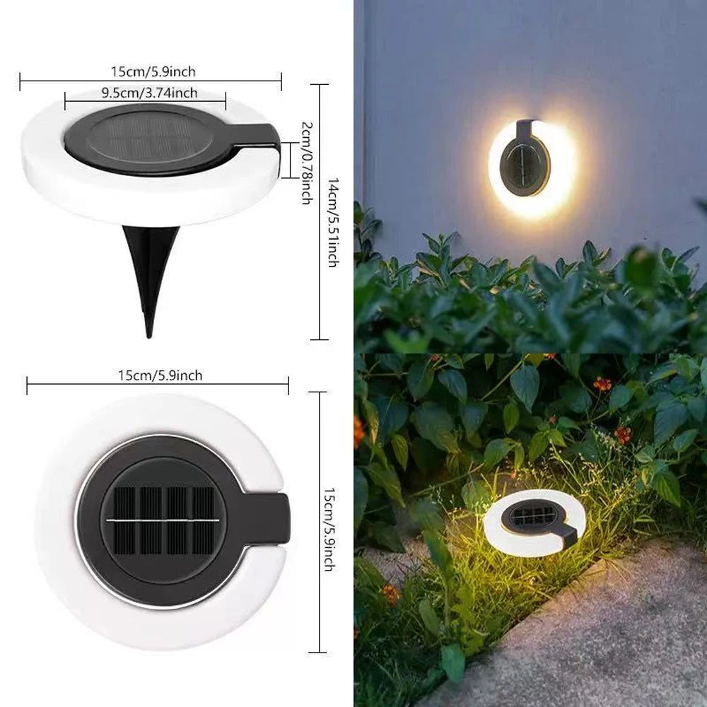 Waterproof Solar LED Garden Light – Foldable & Decorative