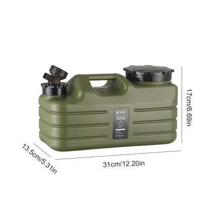 11L Outdoor Water Container – Large Portable Camping Bin with Faucet