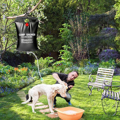 20L Solar Heated Camping Shower Bag