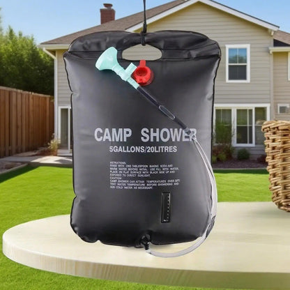 20L Solar Heated Camping Shower Bag