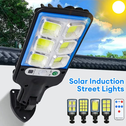 Solar LED Motion Sensor Wall Lamp – Remote & 3 Modes