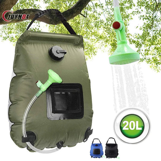 Solar Camping Shower Bag with Hose & Shower Head