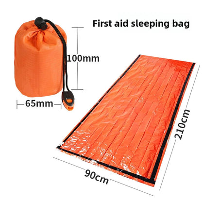 Emergency Sleeping Bag | Outdoor Survival Thermal Sack for Camping & Hiking