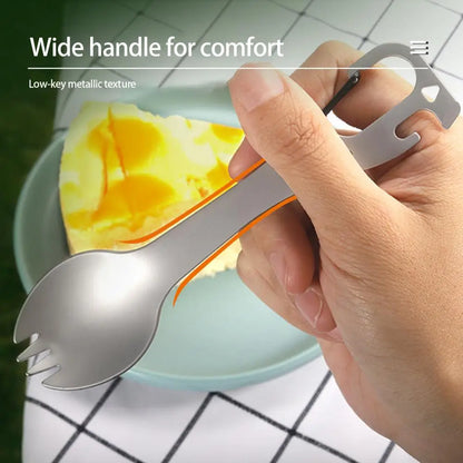 Camping Spork Multi-Tool | Fork, Spoon & Opener