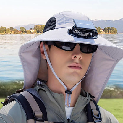 Solar Fan Hat – USB & Solar Powered Cooling Hat
