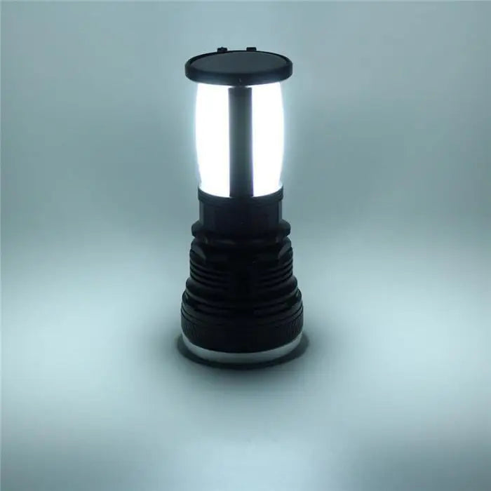Solar Rechargeable LED Flashlight & Camping Lantern