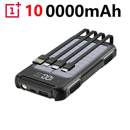 200000mAh Solar Power Bank – 4-in-1 Fast Charging