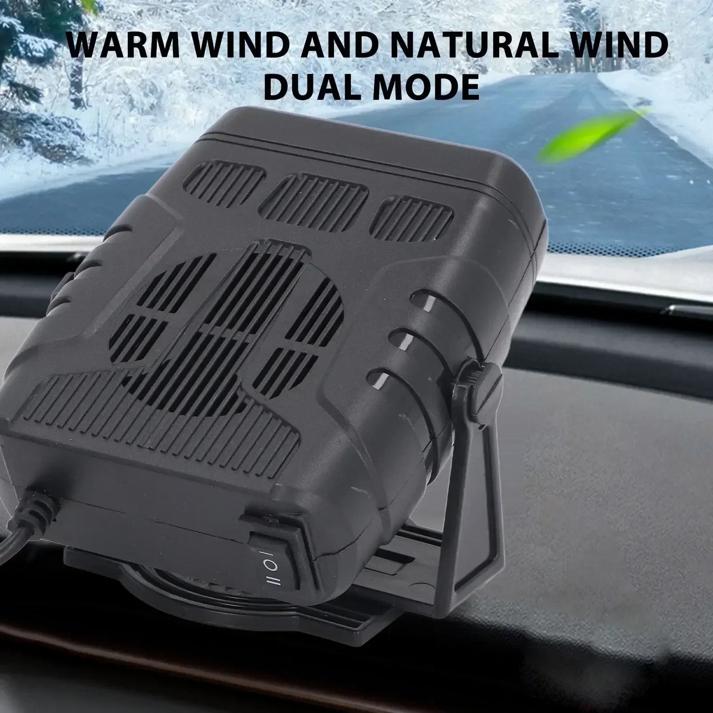 Solar Car Heater & Windshield Defroster – Portable Winter Heater