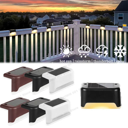 Solar LED Garden Lights – Waterproof IP65 Step & Deck Lights