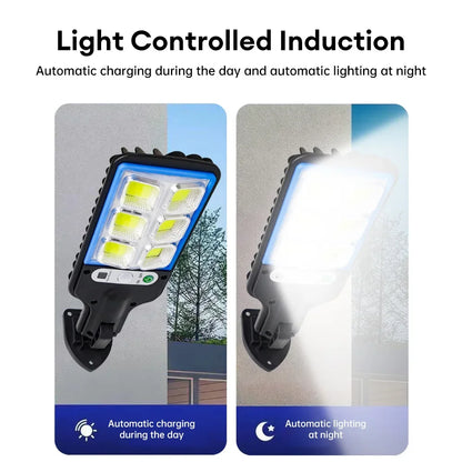 Solar LED Motion Sensor Wall Lamp – Remote & 3 Modes