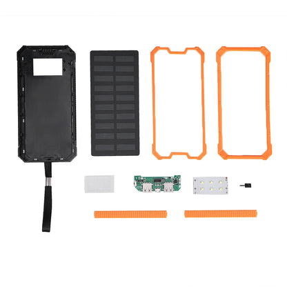 20000mAh Solar Power Bank Case – DIY Dual USB Charger
