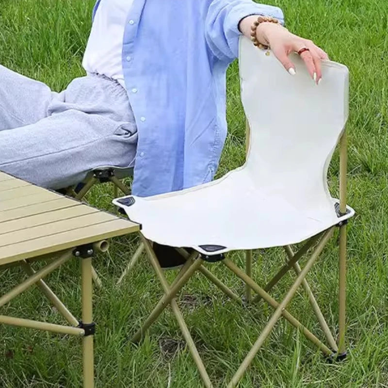 Outdoor Folding Chair with Carry Bag | Ergonomic Camping & Fishing Stool