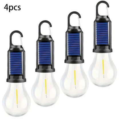 Solar USB Party & Camping Lights with Hooks