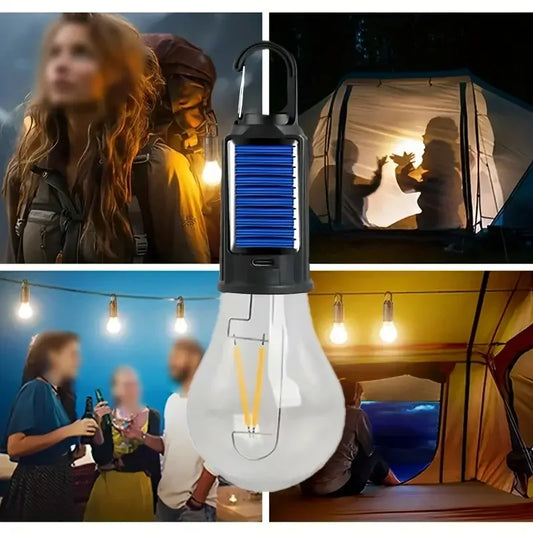 Solar USB Party & Camping Lights with Hooks