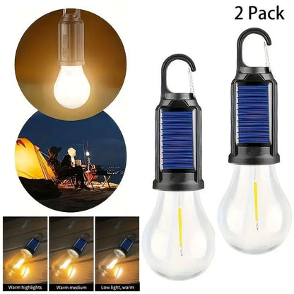 Solar USB Party & Camping Lights with Hooks
