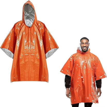 3-in-1 Waterproof Military Raincoat & Camping Poncho | Vibmory
