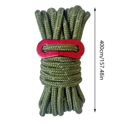 Reflective Tent Ropes with Buckles | Windproof Camping Cords