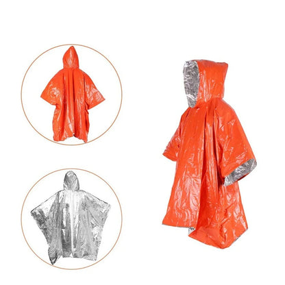 3-in-1 Waterproof Military Raincoat & Camping Poncho | Vibmory