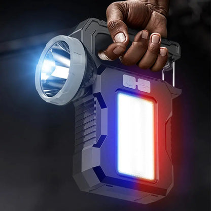 Multifunction Solar LED Flashlight & Work Light