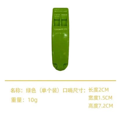 Plastic Outdoor Survival Whistle | Dual Pipe Emergency Rescue Tool