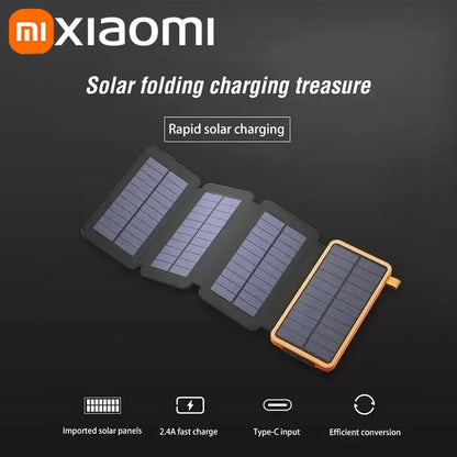 Xiaomi Solar Power Bank – Waterproof, Foldable, USB Charger | Vibmory