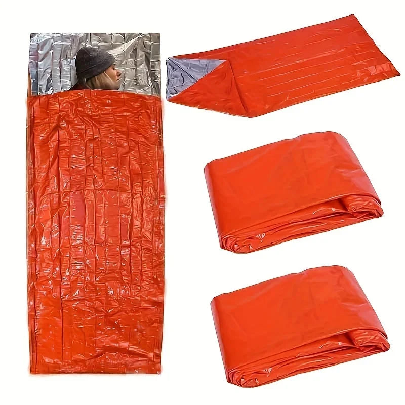 Emergency Waterproof Sleeping Bag – Compact Reusable Thermal Blanket