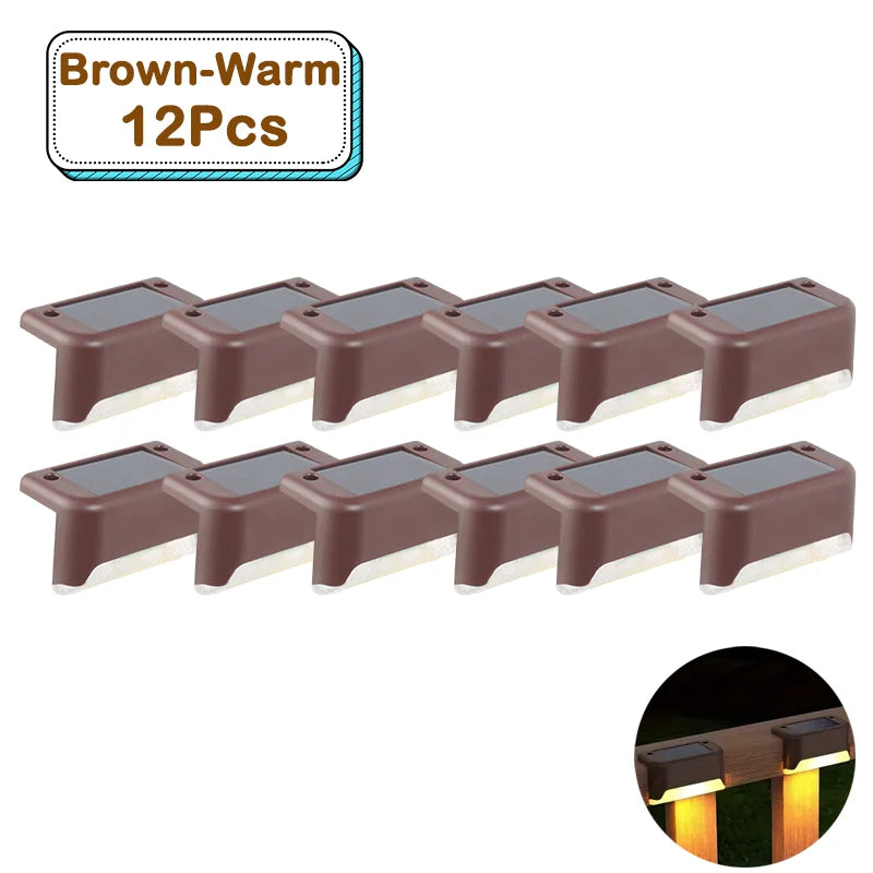 Solar LED Garden Lights – Waterproof IP65 Step & Deck Lights