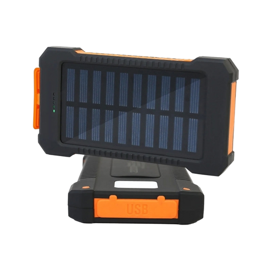 26800mAh Solar Power Bank – Wireless Fast Charger, Waterproof