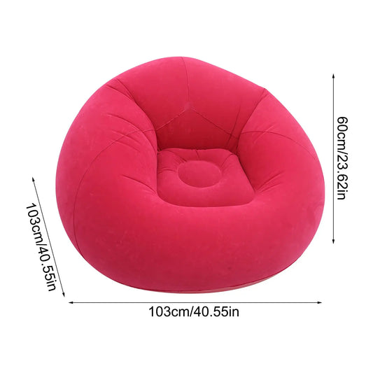 Inflatable Sofa Chair | Portable Folding Air Couch for Outdoor Camping