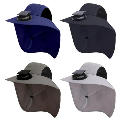 Solar Fan Hat – USB & Solar Powered Cooling Hat