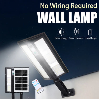 210 Solar LED Wall Light – Motion Sensor & Waterproof