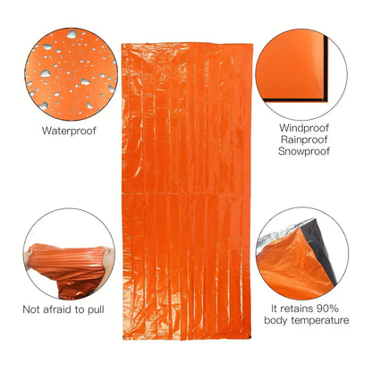 Emergency Waterproof Sleeping Bag – Compact Reusable Thermal Blanket