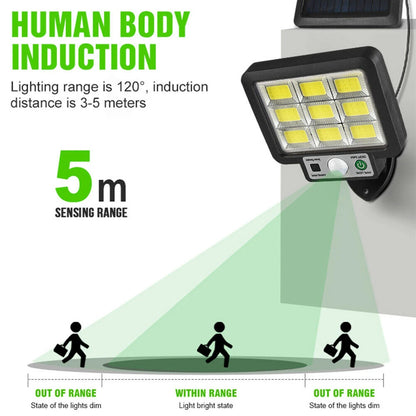 Solar LED Motion Sensor Flood Light – Waterproof Security