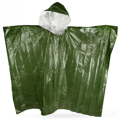 3-in-1 Waterproof Military Raincoat & Camping Poncho | Vibmory