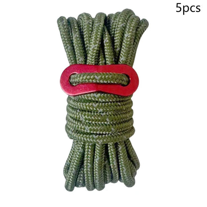 Reflective Tent Ropes with Buckles | Windproof Camping Cords