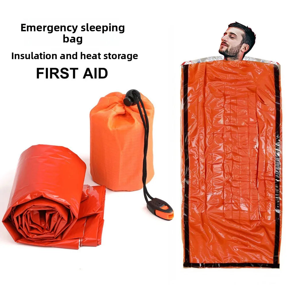 Emergency Sleeping Bag | Outdoor Survival Thermal Sack for Camping & Hiking