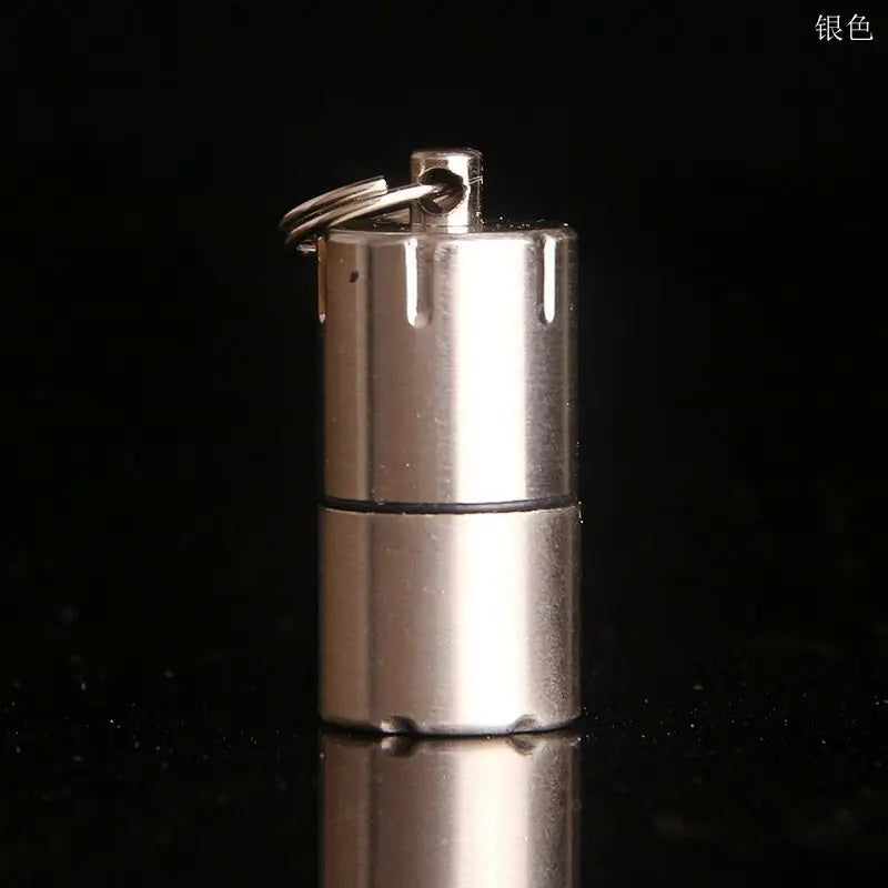 Keychain Fire Starter Reusable Windproof Metal Lighter